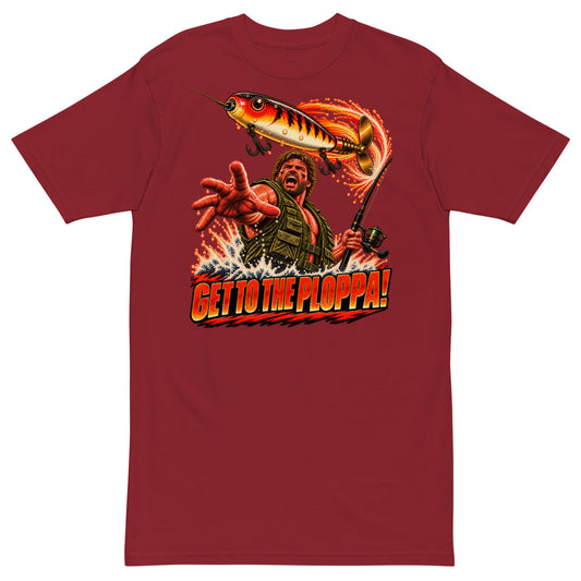Get to the Ploppa Tee - Brick Red